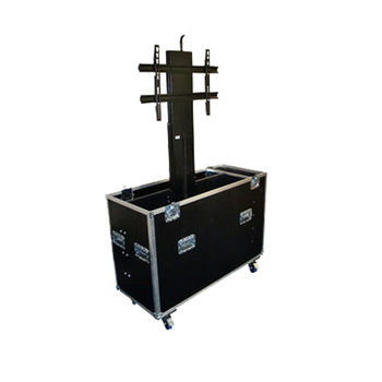 50 Plasma LCD TV Flight Case With Built In Electric Lift